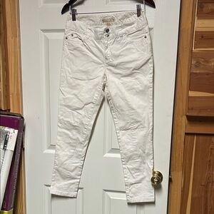 Michael Kors White Ankle Jeans